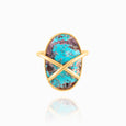 Turquoise X Ring