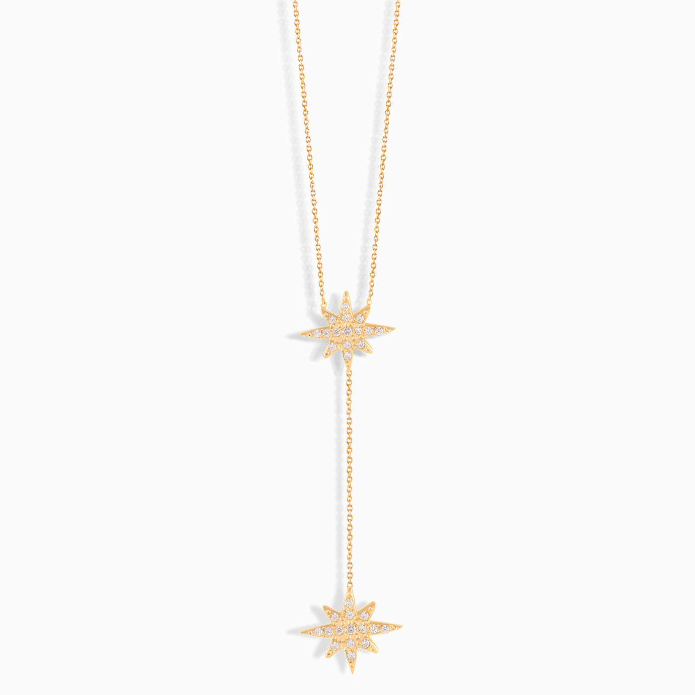 Twinkling Star Y Necklace