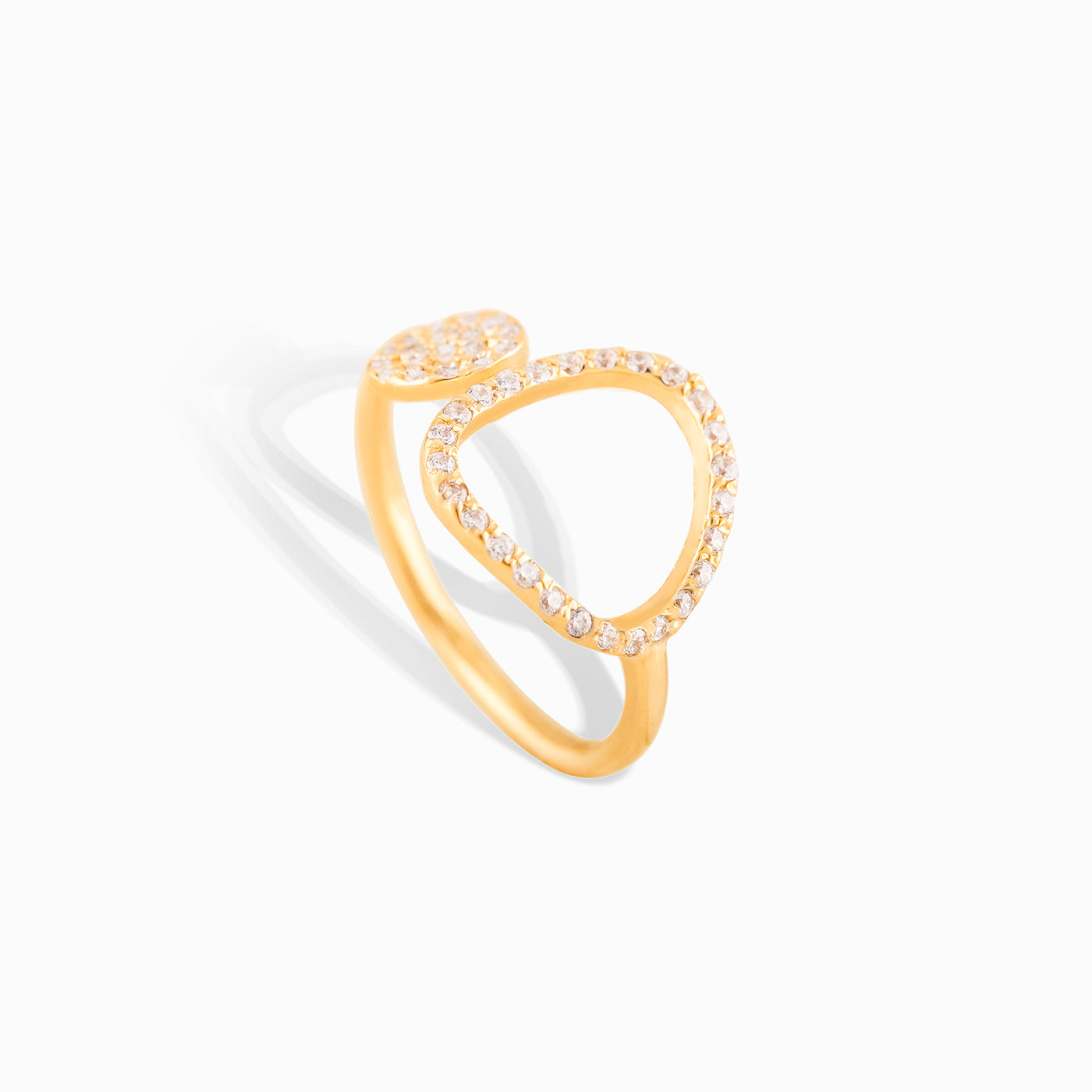 Diamond Pave Open Ring