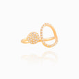 Diamond Pave Open Ring