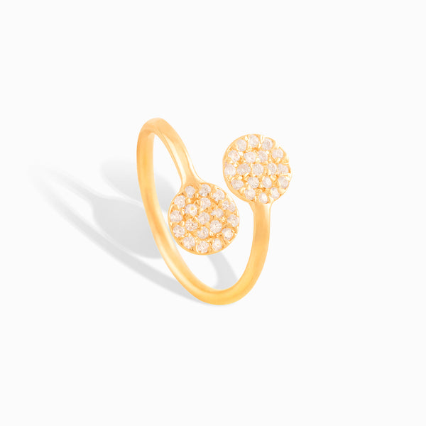 Diamond Pave Wrap Ring