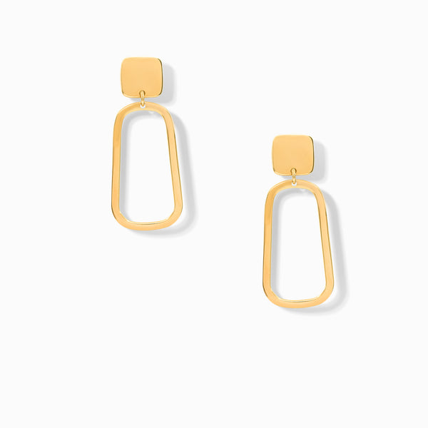 Golden Goddess Drop Earring