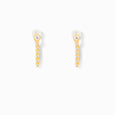 Pearl & line earring