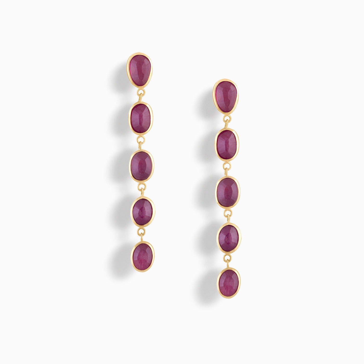 Quartz Drop Earrings