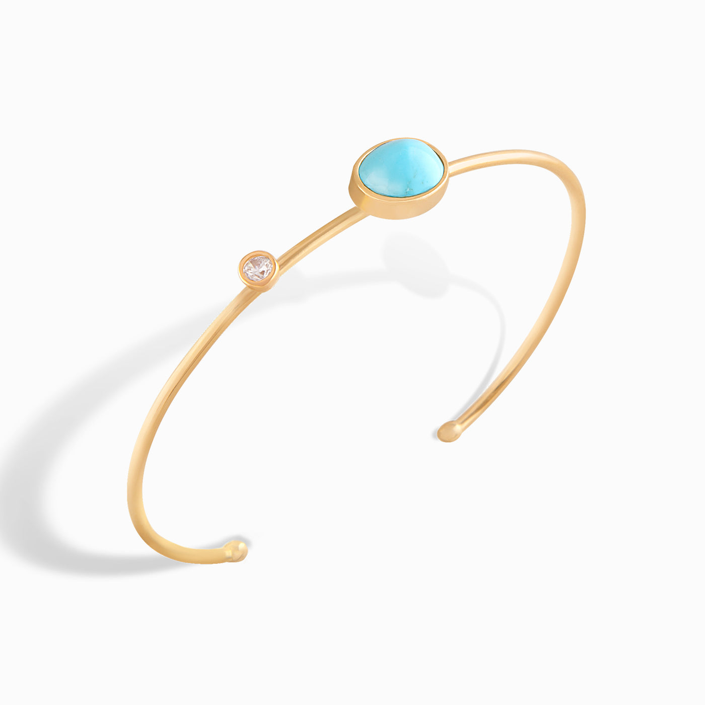 Star Stud Turquoise Cuff