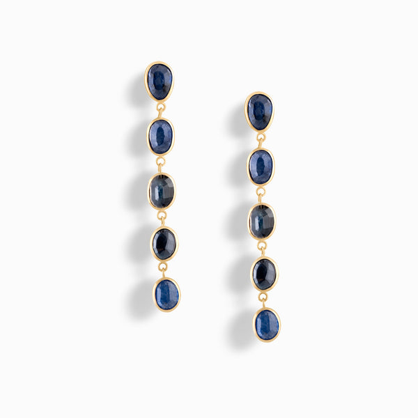 Sapphire Drop Earring
