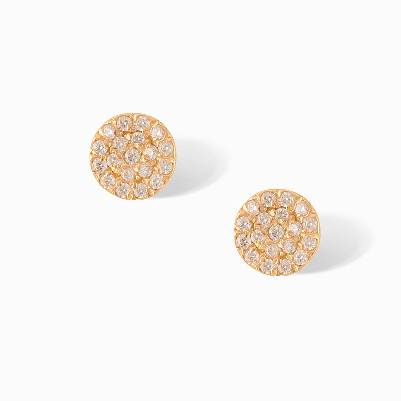 Diamond Pave Stud Earrings