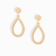 Loop Drop Diamond Earrings