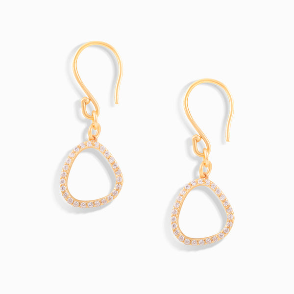 Diamond Hoop Earrings