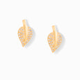 Diamond Leaf Earrings