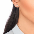 Diamond Pave Stud Earrings