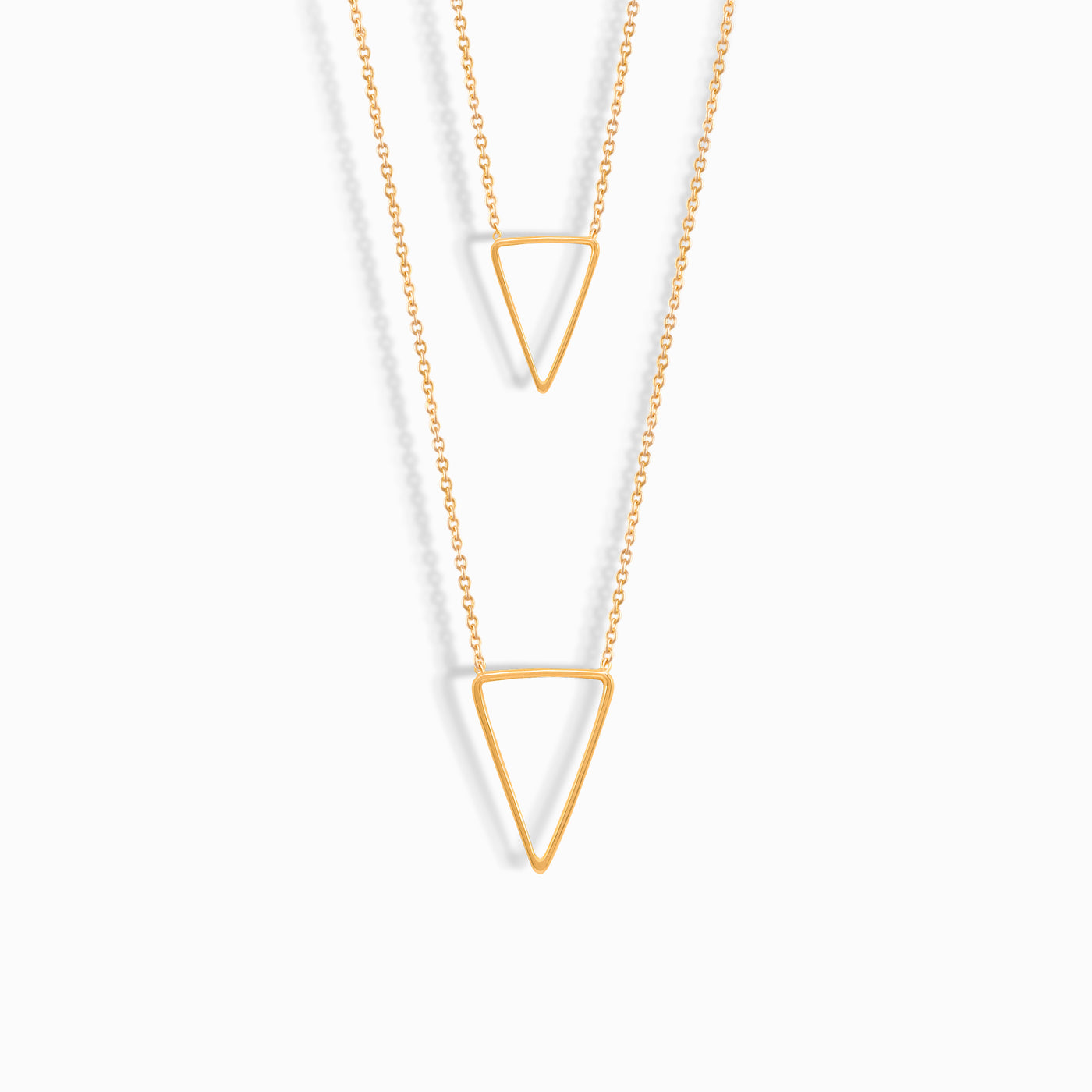 Double Triangle necklace