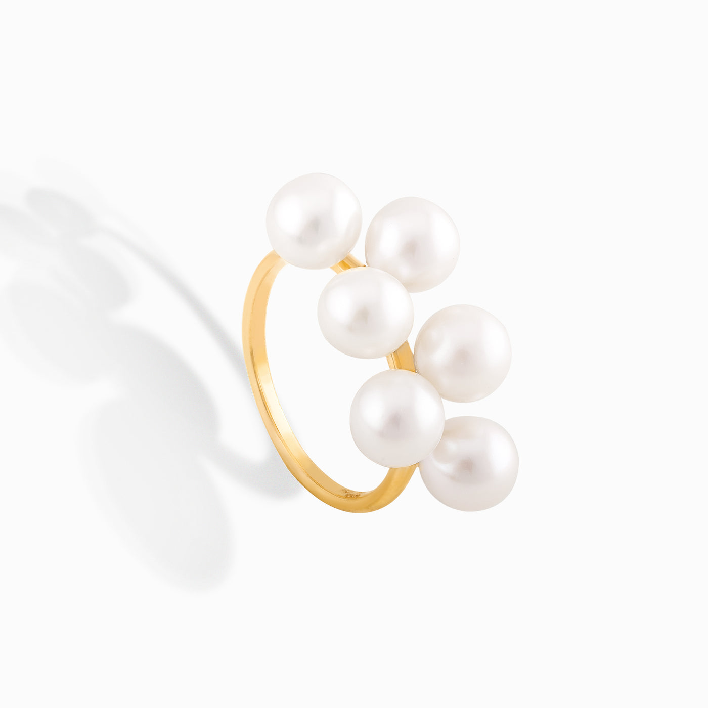 Six Station Pearl Ring