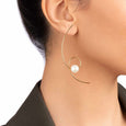 Asymmetrical Stud Pearl Earrings