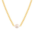 Chunky Pearl Chain Necklace